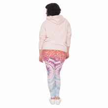 Load image into Gallery viewer, Plus Size Women Leggings Aztec Round Ombre Printing Stretch High Waist  Large Size Trousers Pants
