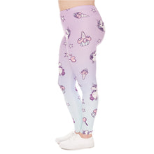 Load image into Gallery viewer, Large Size Leggings Unicorn Printed High Waist Leggins Plus Size Trousers Stretch Pants
