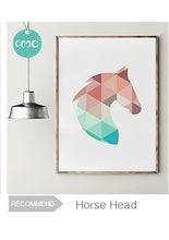 Load image into Gallery viewer, Geometric Animals Canvas Art Print Painting Poster, Giclee Print Wall Pictures For Home Decoration, Wall Decor FA237
