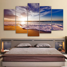 Load image into Gallery viewer, 5 Piece Canvas Art Clouds Beach Picture HD Printed Wall Art Home Decor Canvas Painting  Poster Prints Free Shipping NY-6569A
