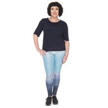 Load image into Gallery viewer, Large Size Leggings Wild Mountain Printed Plus Size Trousers Stretch Pants

