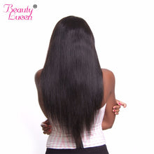 Load image into Gallery viewer, Unprocessed Indian Virgin Hair Straight Weave 100% Human Hair Extensions Natural Color Can Be Dyed Hair Bundles Beauty Lueen
