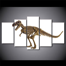 Load image into Gallery viewer, HD printed 5 piece Canvas Art Jurassic Dinosaur Bone Toy Model Painting Wall Decorations For Living Room Free Shipping CU-1539C
