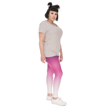 Load image into Gallery viewer, Large Size Leggings Gradient Color Printed High Waist Plus Size Pants For Plump Women
