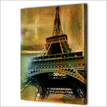 Load image into Gallery viewer, HD Printed 1 Piece Canvas Art Eiffel Tower Vintage Painting Wall Pictures for Living Room Framed Wall Art Free Shipping NY-6917D

