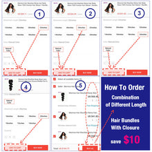 Load image into Gallery viewer, Mornice Hair Peruvian Straight Hair Lace Closure 4X4 Three Part 100% Hand Tied Remy Human Hair Closure Density 130%
