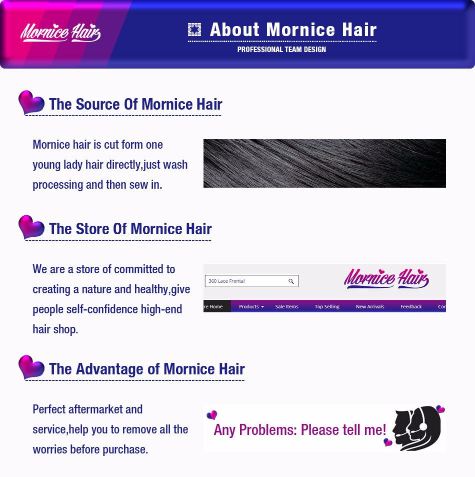 Mornice Hair Brazilian Body Wave Lace Closure 4X4 Three Part 100% Hand Tied Remy Human Hair Closure Density 130%