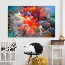 Load image into Gallery viewer, HDARTISAN Modern Abstract Canvas Art Painting Colorful Clouds Wall Pictures For Living Room Home Decor Frameless
