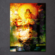 Load image into Gallery viewer, 1 piece canvas art large buddha wall art meditation canvas Painting Posters and Prints wall picture for living room ny-6641D
