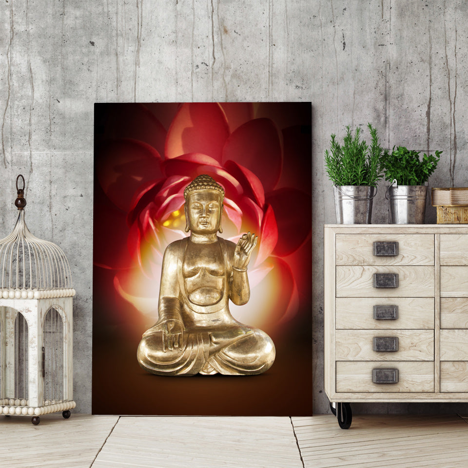 HD printed 1 piece canvas art Buddha Painting on canvas room decoration print poster picture canvas Free shipping/NY-6816C