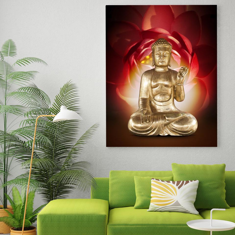 HD printed 1 piece canvas art Buddha Painting on canvas room decoration print poster picture canvas Free shipping/NY-6816C
