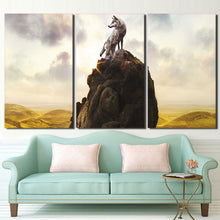 Load image into Gallery viewer, HD printed 3 piece Wolf Totem books poster wall art canvas Painting wall pictures for living room Free shipping/ny-6725D
