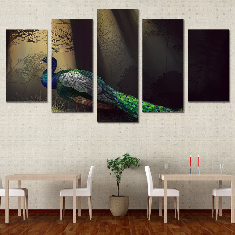 HD Printed Peacock art Painting on canvas room decoration print poster picture canvas Free shipping/ny-1619