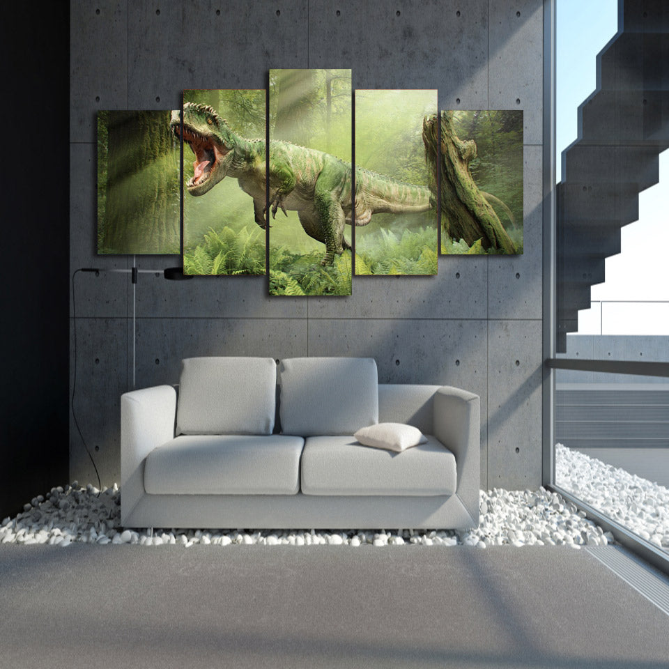HD Printed Dinosaur Tyrannosaurus Painting on canvas room decoration print poster picture canvas Free shipping/ny-1486
