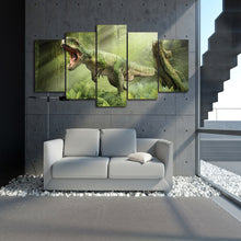 Load image into Gallery viewer, HD Printed Dinosaur Tyrannosaurus Painting on canvas room decoration print poster picture canvas Free shipping/ny-1486
