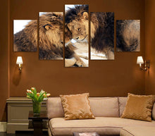 Load image into Gallery viewer, HD Printed Animals Lion Group Painting Canvas Print room decor print poster picture canvas Free shipping/ny-024
