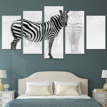 Load image into Gallery viewer, HD Printed  Animal zebra Painting Canvas Print room decor print poster picture canvas Free shipping/NY-5971
