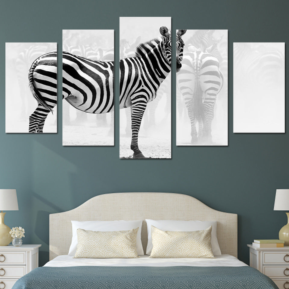 HD Printed  Animal zebra Painting Canvas Print room decor print poster picture canvas Free shipping/NY-5971