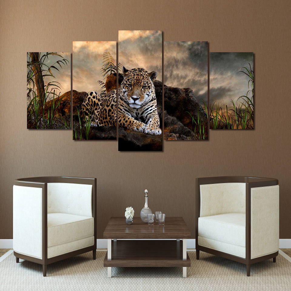 HD Printed Animal leopard Painting Canvas Print room decor print poster picture canvas Free shipping/ny-2923