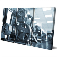 Load image into Gallery viewer, HD Printed 3 Piece Canvas Art Fitness Barbell Painting Bodybuilding Equipment Wall Pictures Home Decor Free Shipping NY-6944C
