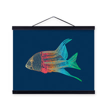 Load image into Gallery viewer, Abstract Watercolor Animals Bear Goldfish Wooden Framed Canvas Paintings Modern Retro Home Decor Wall Art Print Pictures Poster
