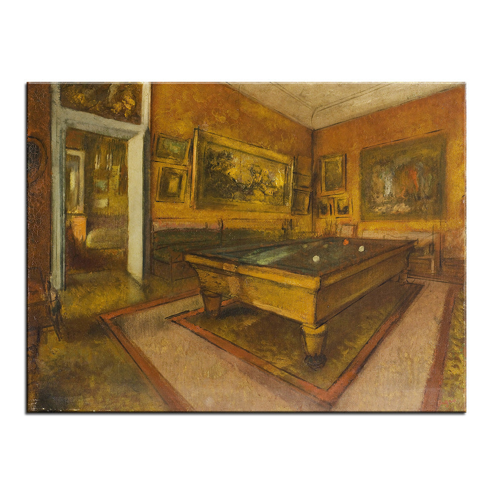 DP ARTISAN Billiard Room at Menil Hubert Wall painting print on canvas for home decor oil painting arts No framed wall pictures