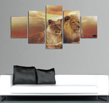 Load image into Gallery viewer, HD 5pcs Printed femle male lions Print room decor print poster picture canvas Free shipping/ny-4910
