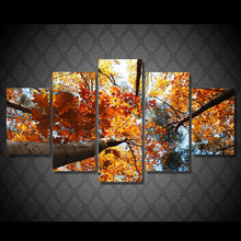 Load image into Gallery viewer, HD Printed Golden Leaves Painting Canvas Print room decor print poster picture canvas Free shipping/ny-4994

