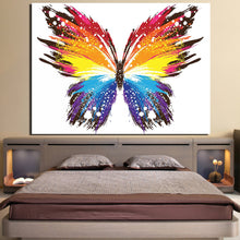 Load image into Gallery viewer, HD Printed 1 piece canvas Painting insect poster color butterfly canvas painting for living room posters Free shipping/ny-6714D
