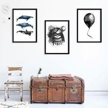 Load image into Gallery viewer, Nordic Poster Kid Room Nursery Cuadros Posters And Prints Fish Wall Art Canvas Painting Wall Pictures For Living Room UnFramed
