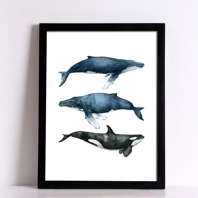 Nordic Poster Kid Room Nursery Cuadros Posters And Prints Fish Wall Art Canvas Painting Wall Pictures For Living Room UnFramed