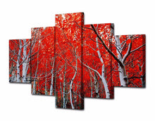 Load image into Gallery viewer, canvas art Printed red autumn Maple Leaf Painting Canvas Print room decor print poster picture canvas Free shipping/NY-5731
