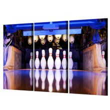 Load image into Gallery viewer, HD printed 3 piece canvas art bowling ball painting sports poster wall pictures for living room modern free shipping/ HA046C
