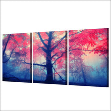 Load image into Gallery viewer, HD printed 3 piece pink tree maple canvas painting for living room decor wall art posters and prints Free shipping/ny-6722B
