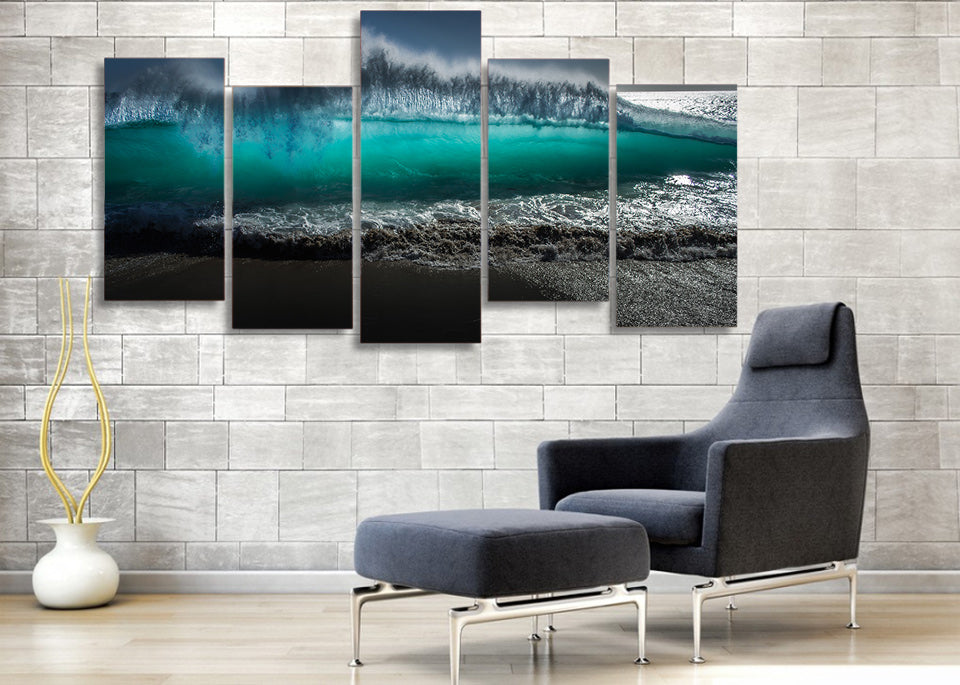 HD Printed Tsunami waves Painting on canvas room decoration print poster picture canvas Free shipping/ny-1467