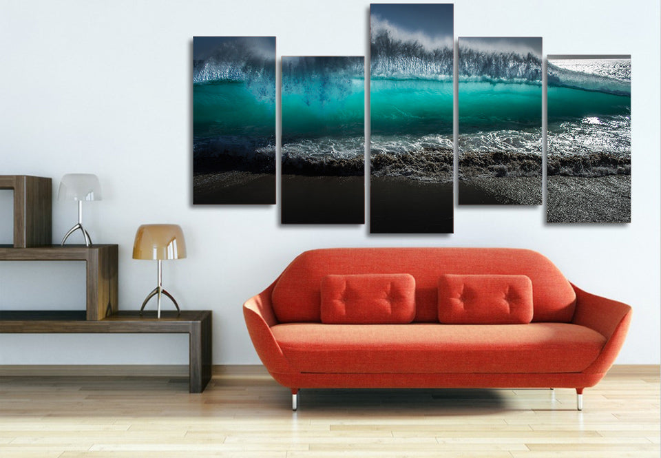 HD Printed Tsunami waves Painting on canvas room decoration print poster picture canvas Free shipping/ny-1467