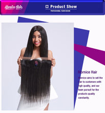 Load image into Gallery viewer, Mornice Hair Brazilian Remy Hair 13X4 Lace Frontal Closure Straight Bleached Knots Baby Hair 130% Density Free Shipping
