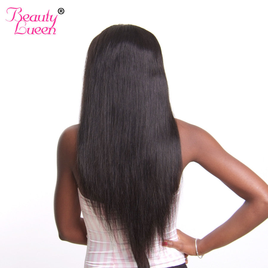 Peruvian Straight Virgin Hair 8-28'' Natural Color Unprocessed Human Hair Bundles Can Be Dyed And Blexhed Beauty Lueen Hair