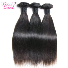Load image into Gallery viewer, Peruvian Straight Virgin Hair 8-28&#39;&#39; Natural Color Unprocessed Human Hair Bundles Can Be Dyed And Blexhed Beauty Lueen Hair
