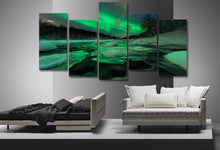 Load image into Gallery viewer, HD Printed aurora south norway landscape Painting on canvas room decoration print poster picture canvas Free shipping/NY-6327
