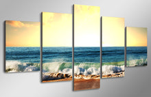 Load image into Gallery viewer, HD Printed Beach waves Painting on canvas room decoration print poster picture canvas Free shipping/ny-1416

