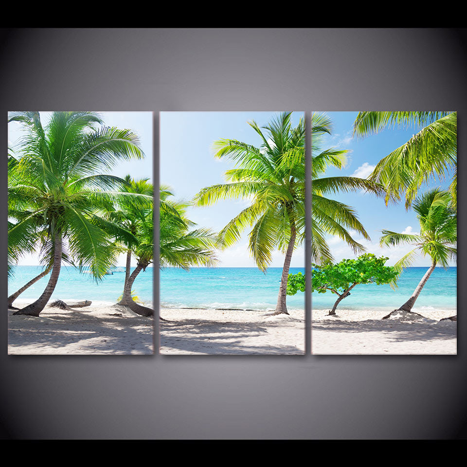 HD printed 3 piece canvas art catalina island dominican republic paintings wall pictures for living room Free shipping PC-8379D