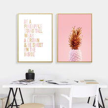 Load image into Gallery viewer, Pineapple Cuadros Decoracion Wall Pictures For Living Room Wall Art Canvas Painting Mountain Posters And Prints No Poster Frame
