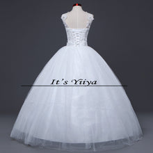 Load image into Gallery viewer, Free Shipping New 2016 White Wedding dresses Fashion Bride Wedding frocks Princess Wedding gowns Lace Sexy Vestidos De Novia H46
