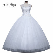 Load image into Gallery viewer, Free Shipping New 2016 White Wedding dresses Fashion Bride Wedding frocks Princess Wedding gowns Lace Sexy Vestidos De Novia H46
