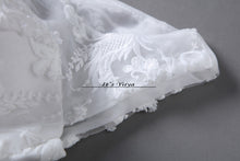 Load image into Gallery viewer, Free shipping New 2017 Summer O-neck Lace White Wedding Dresses Plus size Princess Bride Frocks Vestidos De Novia HS246
