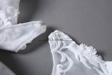 Load image into Gallery viewer, Free shipping New 2017 Summer O-neck Lace White Wedding Dresses Plus size Princess Bride Frocks Vestidos De Novia HS246
