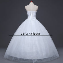 Load image into Gallery viewer, Free shipping 2015 new lace up white wedding gown floor-length koren style sequin wedding dress bride Vestidos De Novia H35
