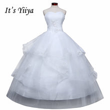 Load image into Gallery viewer, Free Shipping New 2016 Wedding dresses Handmade Vestidos De Novia Bridal Wedding dress White Princess Bride Wedding frocks D64

