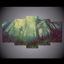 Load image into Gallery viewer, canvas art Printed forest green fog Painting Canvas Print room decor print poster picture canvas Free shipping/NY-6281
